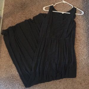 Pink blush maternity maxi dress